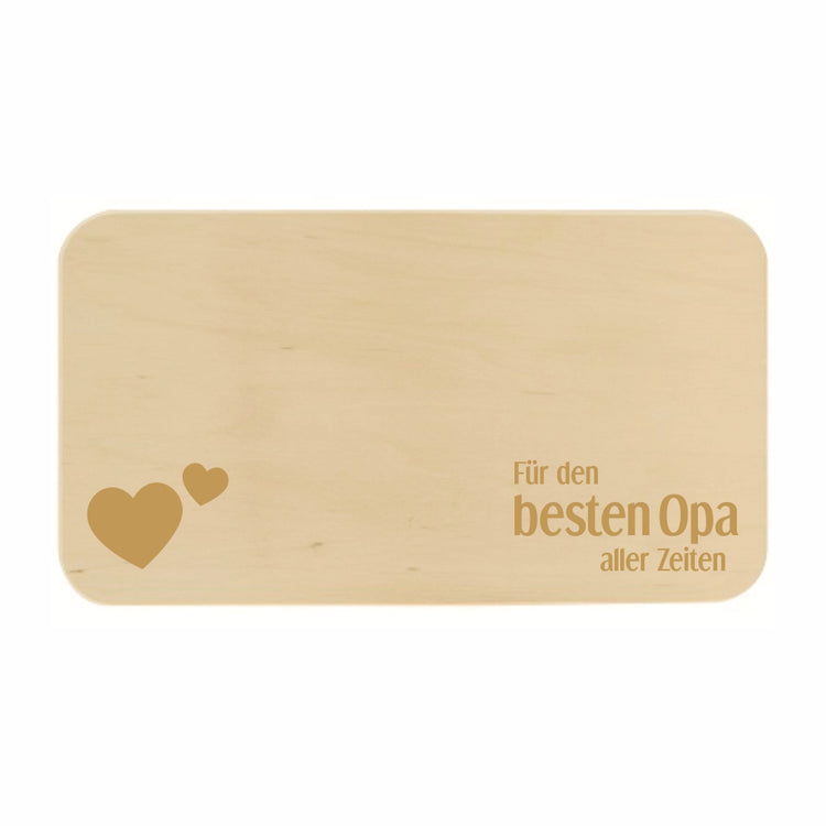 Frühstücksbrett Für die beste Oma / den besten Opa