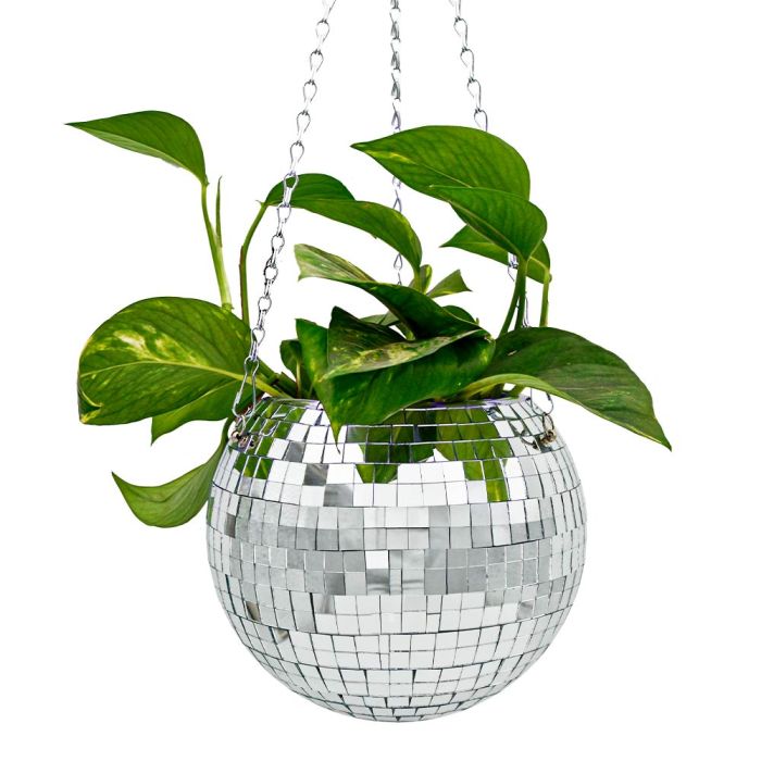 Discokugel Blumentopf