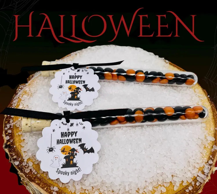Halloween - Mitbringsel im Reagenzglas