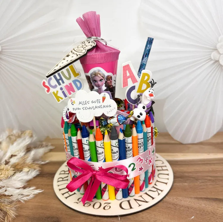 Schultorte - Geschenkidee zur Einschulung - Stiftetorte - viele Designs