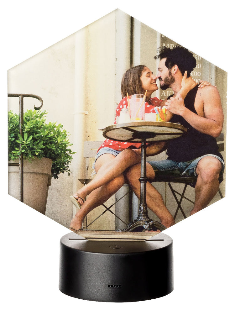 LED Motivlampe - personalisierte 3D Leuchte mit Fotodruck