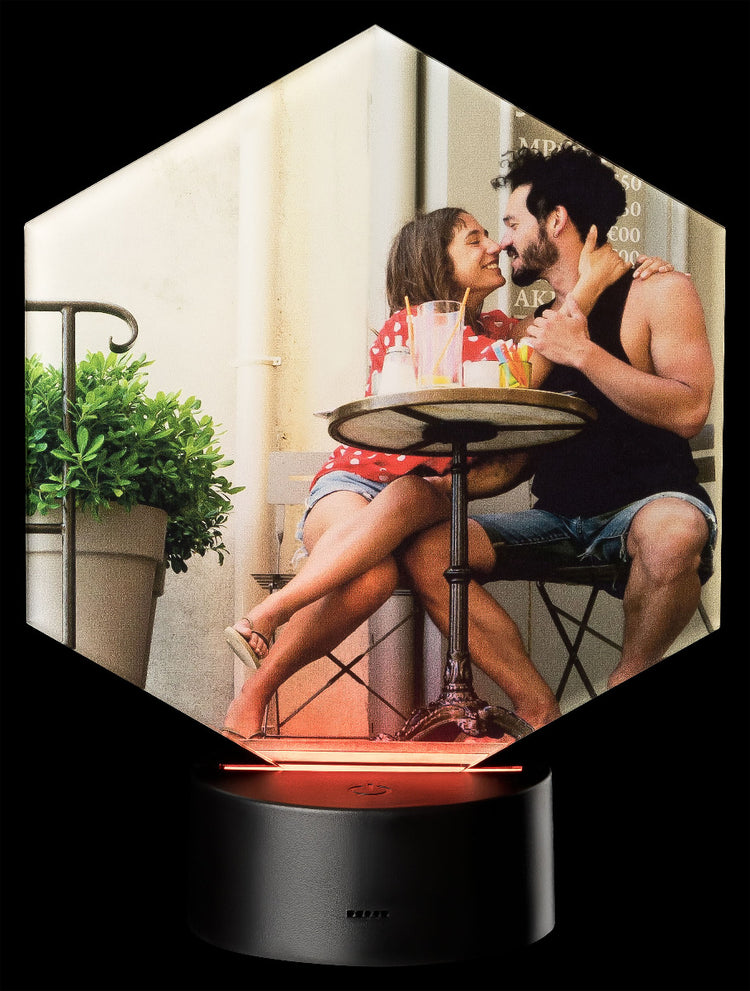 LED Motivlampe - personalisierte 3D Leuchte mit Fotodruck