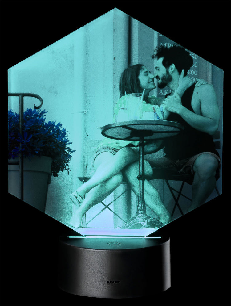 LED Motivlampe - personalisierte 3D Leuchte mit Fotodruck