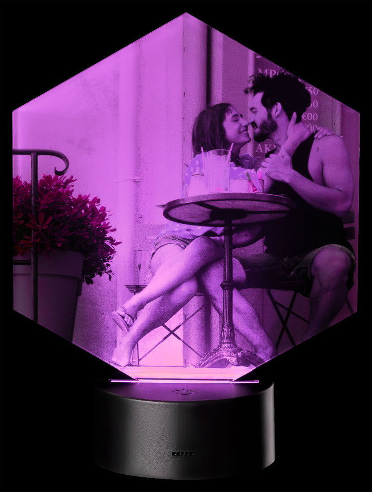 LED Motivlampe - personalisierte 3D Leuchte mit Fotodruck