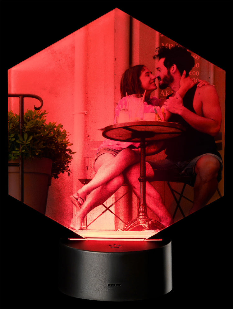 LED Motivlampe - personalisierte 3D Leuchte mit Fotodruck