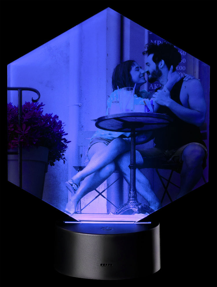 LED Motivlampe - personalisierte 3D Leuchte mit Fotodruck