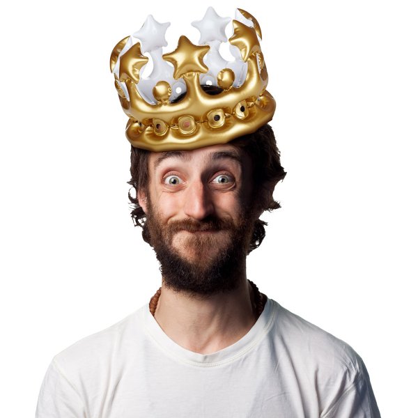 Aufblasbare Krone King for a Day