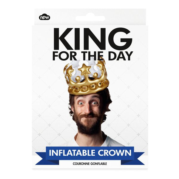 Aufblasbare Krone King for a Day