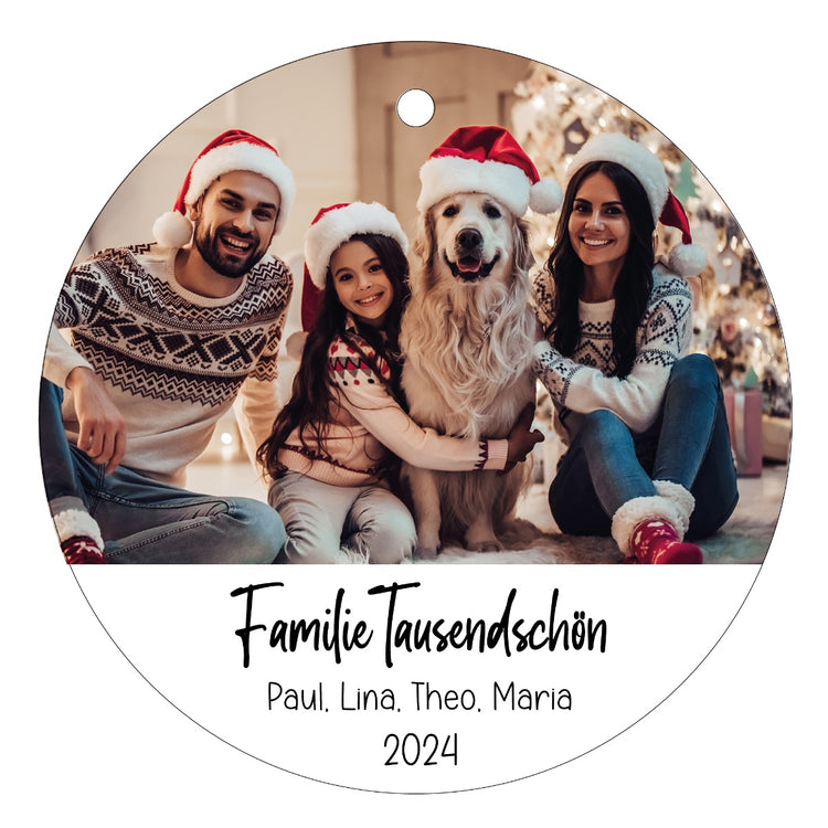 Acrylanhänger Familie