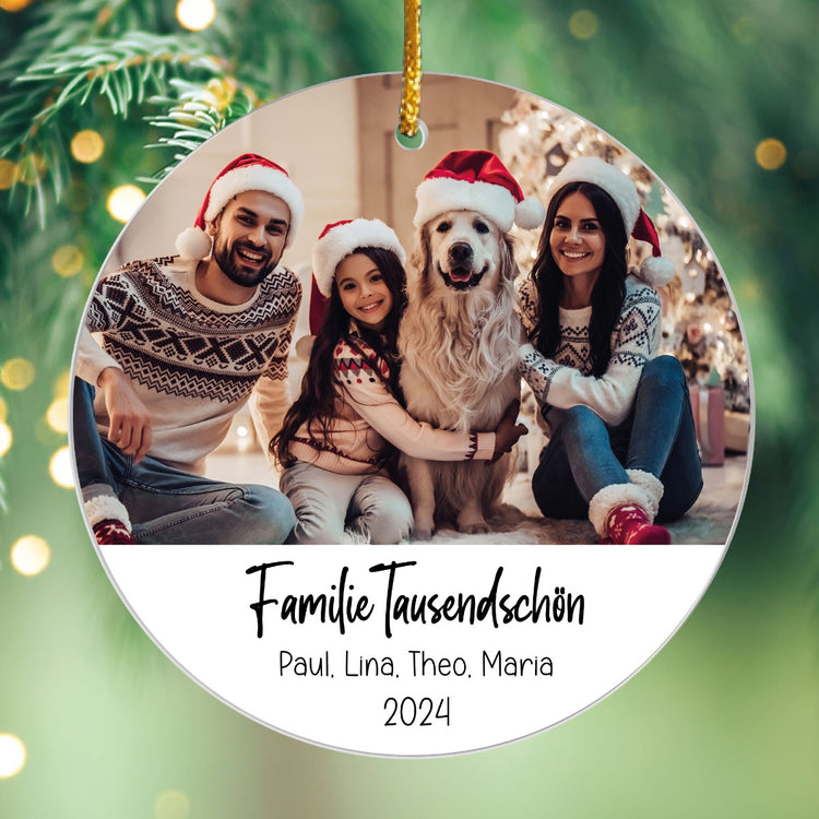 Acrylanhänger Familie