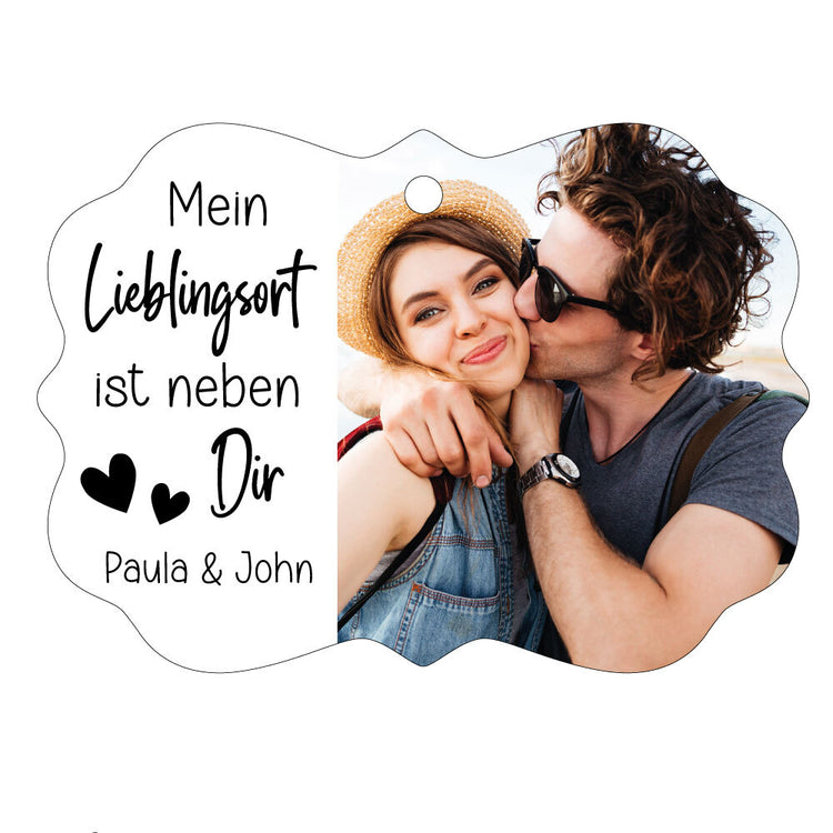 Acrylanhänger Mein Lieblingsort