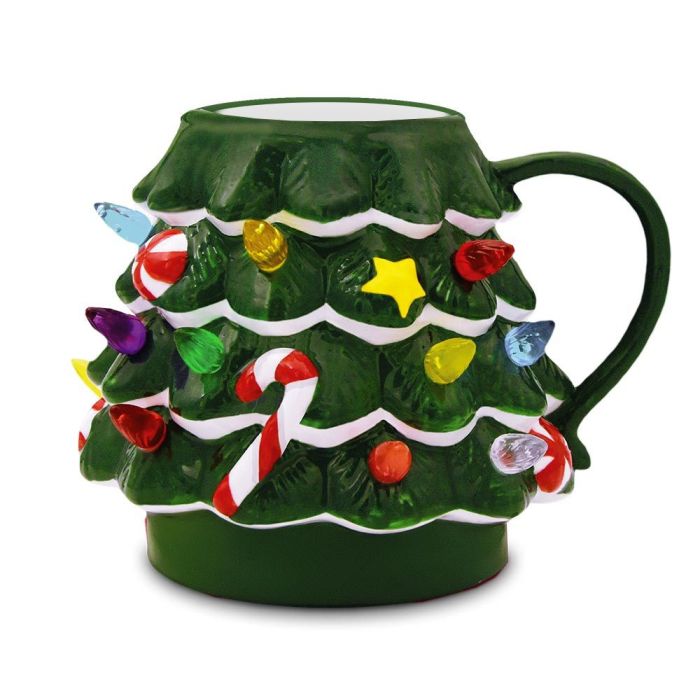 Weihnachtsbaum-Tasse mit LED - Christmas Tree