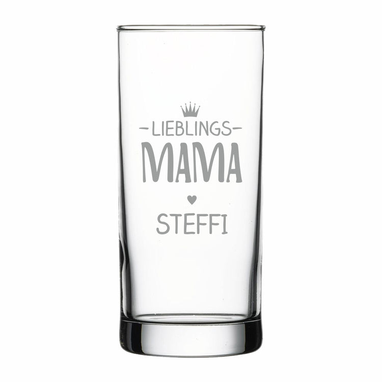Saftglas Lieblings-Mama - personalisierbar