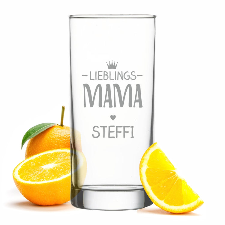 Saftglas Lieblings-Mama - personalisierbar