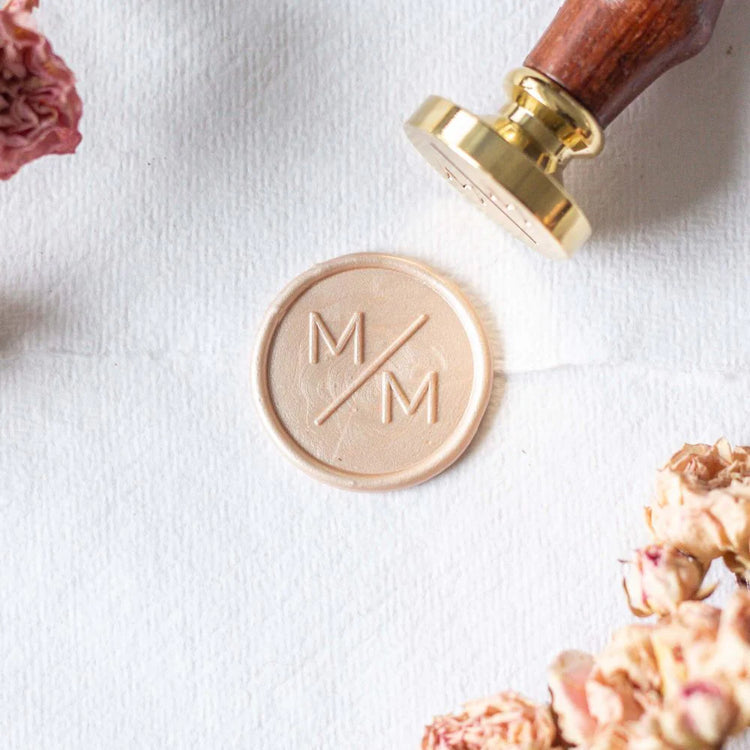 Personalisierbares Siegelstempel Set Marie