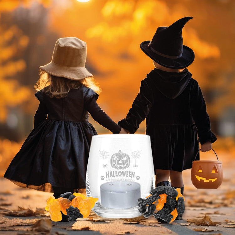 Halloween Windlicht Süßes oder Saures