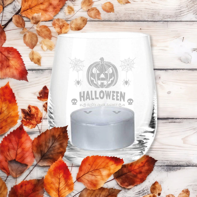 Halloween Windlicht Süßes oder Saures