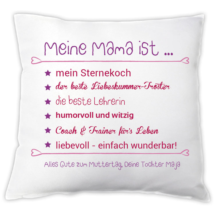 Kissen Meine Mama ist...  - personalisiert