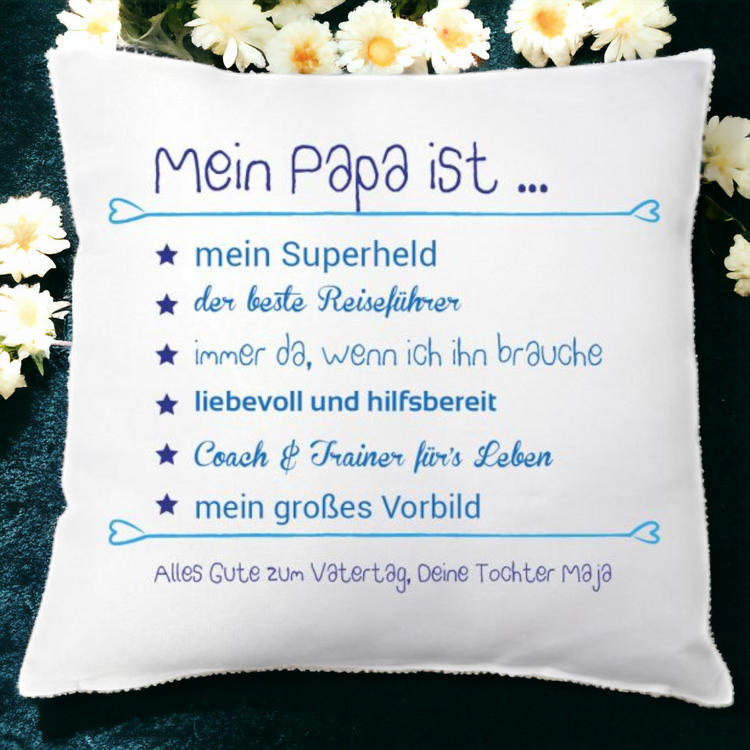 Kissen Mein Papa ist... - personalisiert