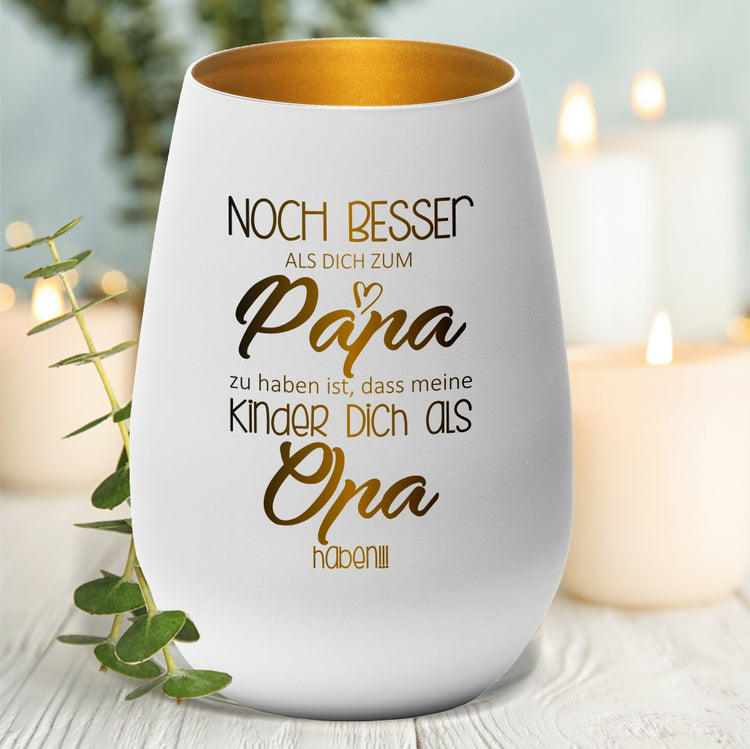 Windlicht Noch Besser Dich zum Papa zu haben…