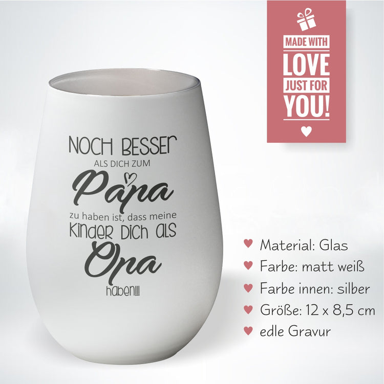 Windlicht Noch Besser Dich zum Papa zu haben…