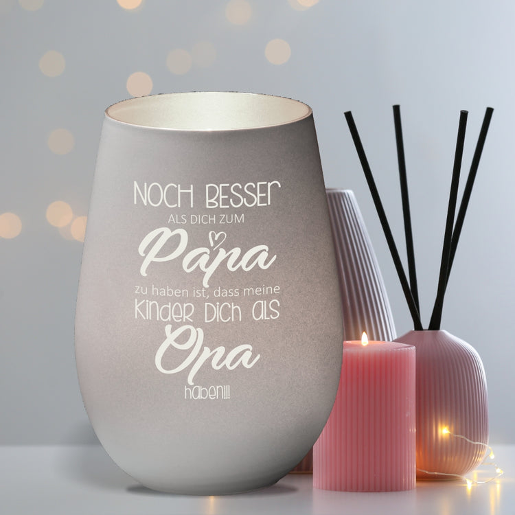Windlicht Noch Besser Dich zum Papa zu haben…