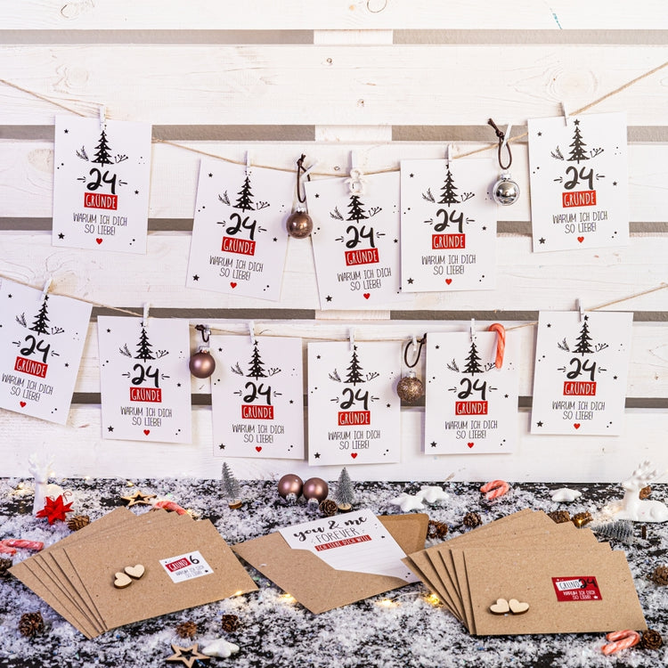 Adventskalender Paar Edition (zum selber beschriften)