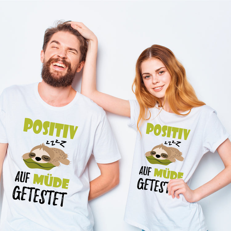 Schlafshirt Positiv Müde