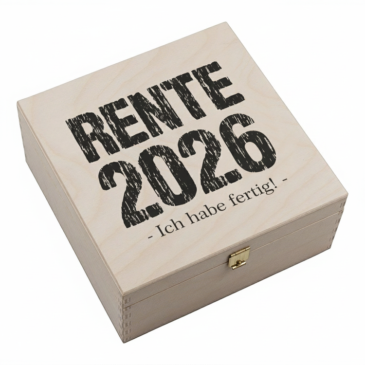 Hufeisen-Box Rente 2026 - Ich habe fertig!