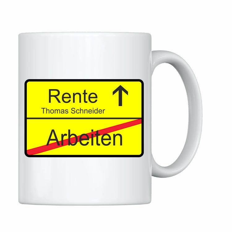 Tasse Rente - personalisiert
