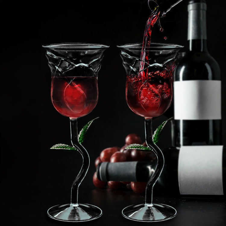 Weinglas Set Rose