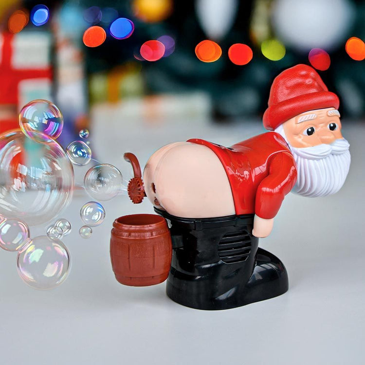 Santa Seifenblasenmaschine - lustiges Weihnachtsgeschenk