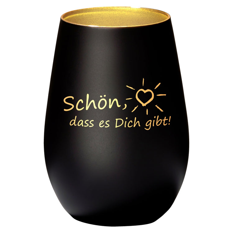 Windlicht Schön, dass es dich gibt!