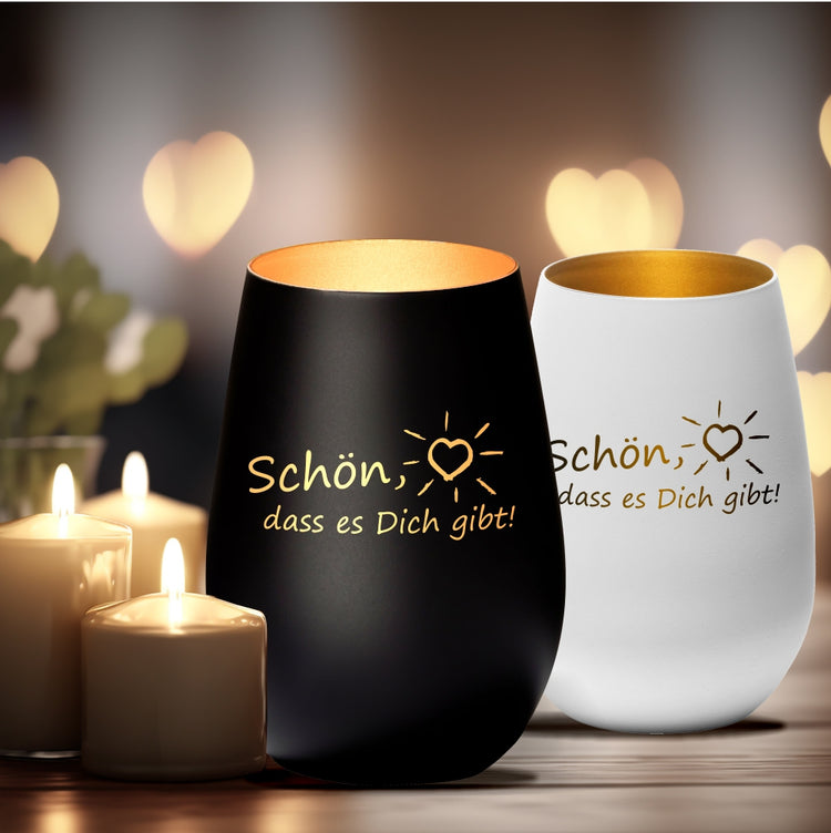 Windlicht Schön, dass es dich gibt!