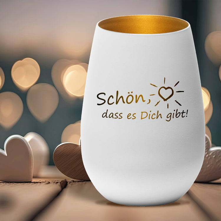 Windlicht Schön, dass es dich gibt!
