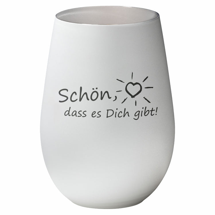 Windlicht Schön, dass es dich gibt!