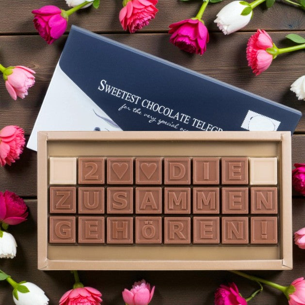 ChocoTelegram - Zwei Herzen , die zusammen gehören