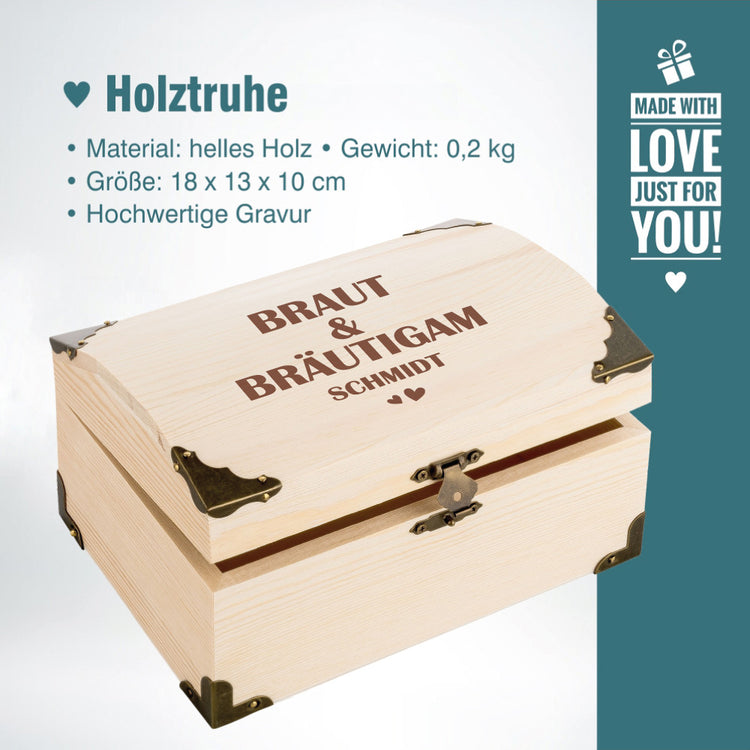 Schatztruhe Braut & Bräutigam