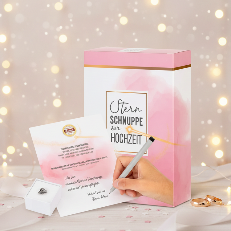 Sternschnuppe zur Hochzeit