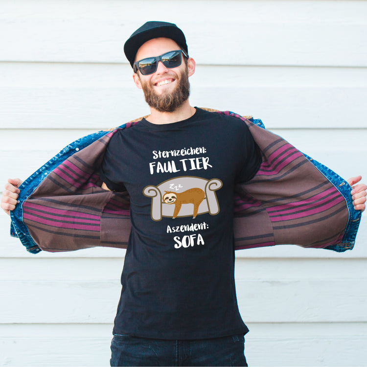 T-Shirt Sternzeichen Faultier