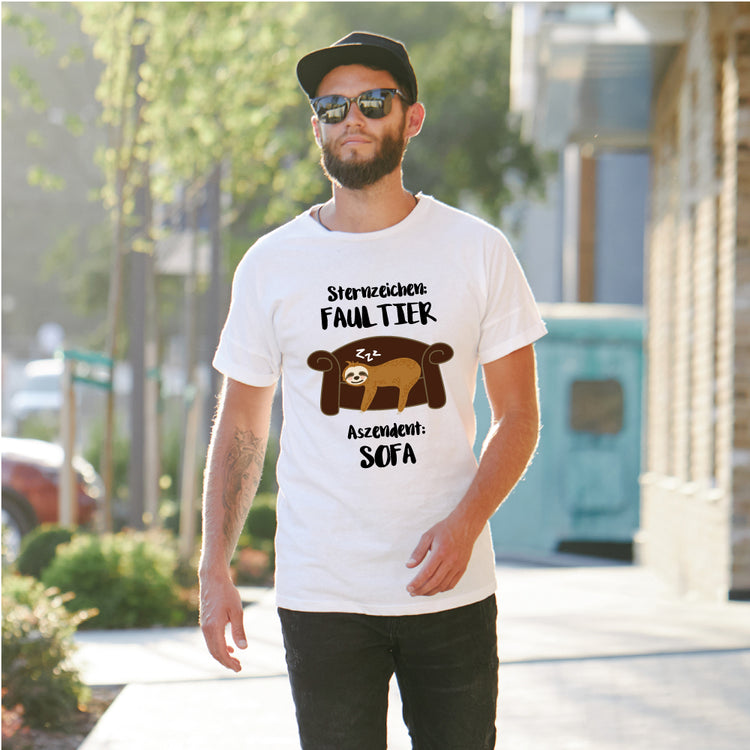 T-Shirt Sternzeichen Faultier