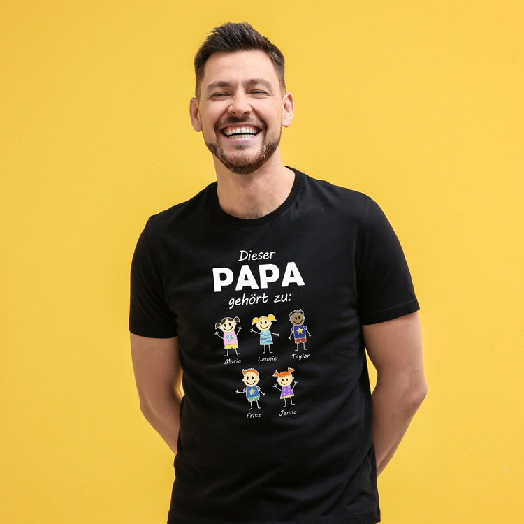 T-Shirt Dieser Papa gehört zu