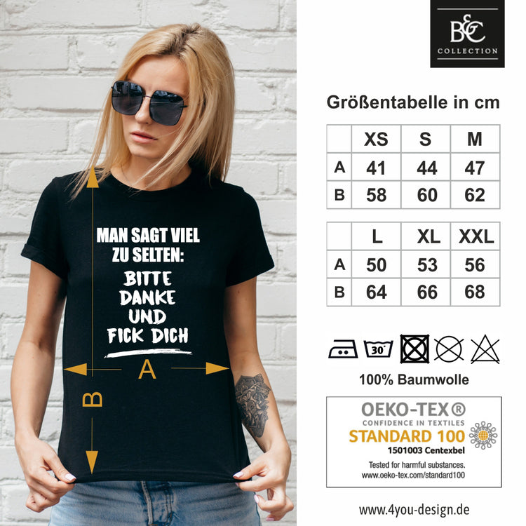 T-Shirt Bitte, Danke und ....