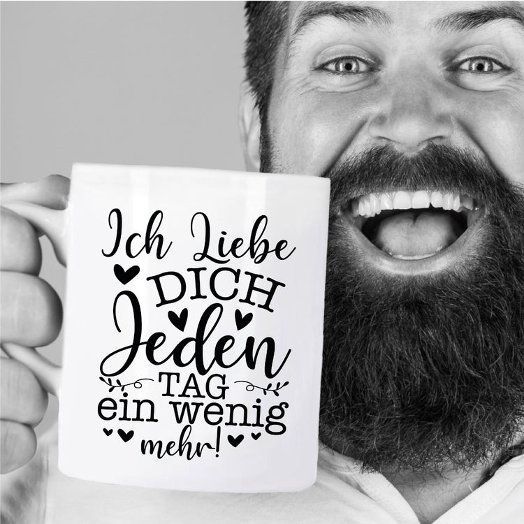 Tasse Ich liebe dich jeden Tag mehr