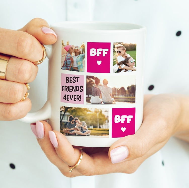 Best Friends Forever (BFF) Tasse mit Fotos