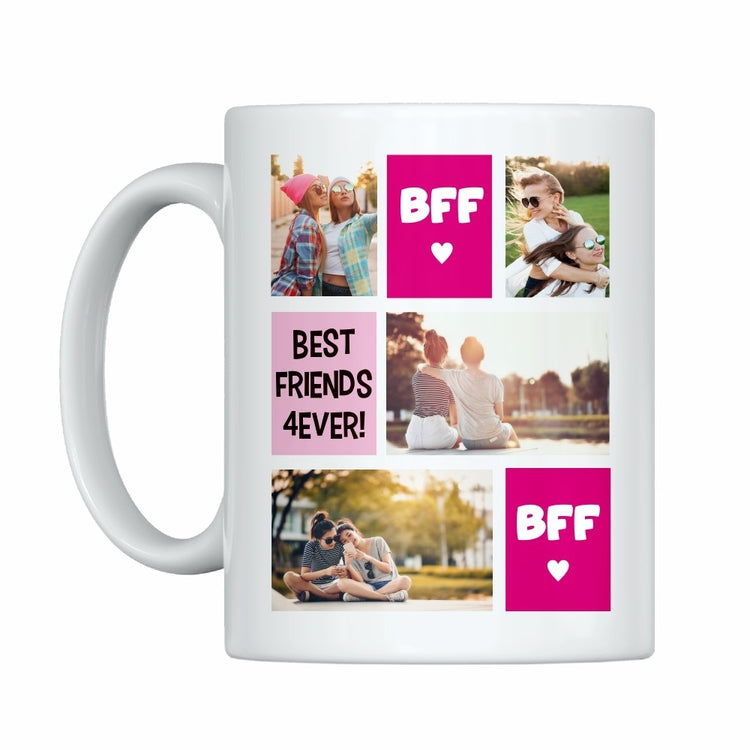 Best Friends Forever (BFF) Tasse mit Fotos