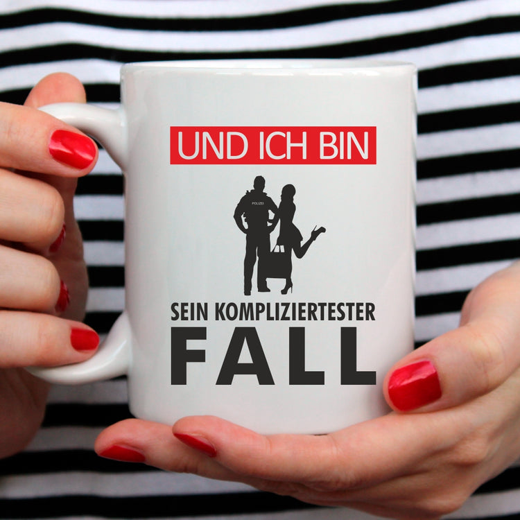 Tassen-Set Ich bin ein Polizist & Und ich bin sein kompliziertester Fall