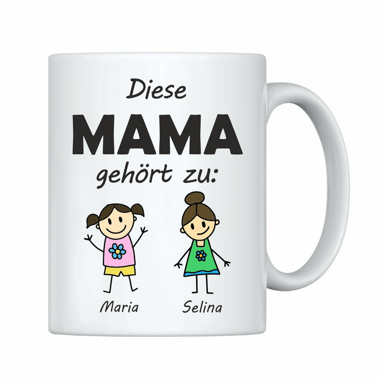 Tasse Diese Mama gehört zu