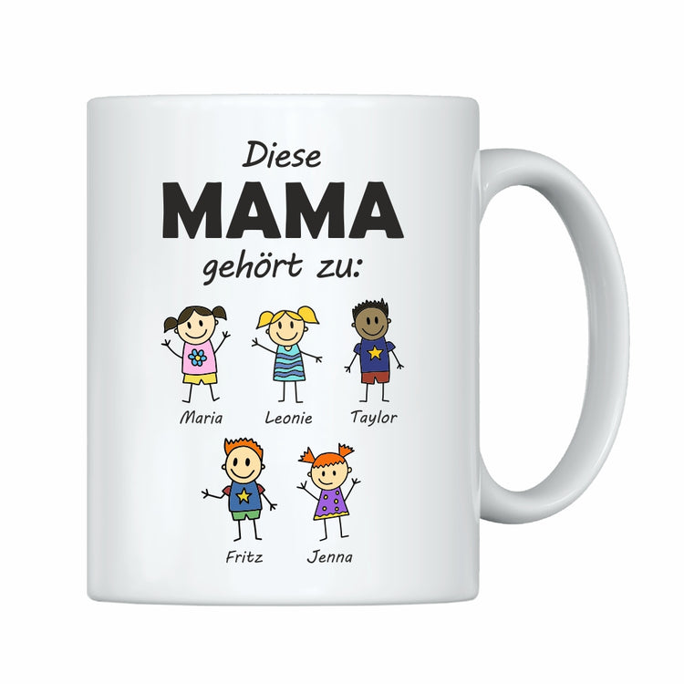 Tasse Diese Mama gehört zu