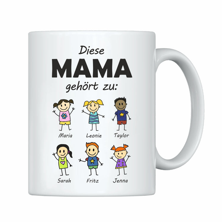 Tasse Diese Mama gehört zu